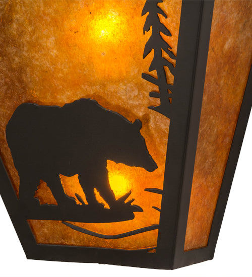 13"W Bear Creek Right Wall Sconce