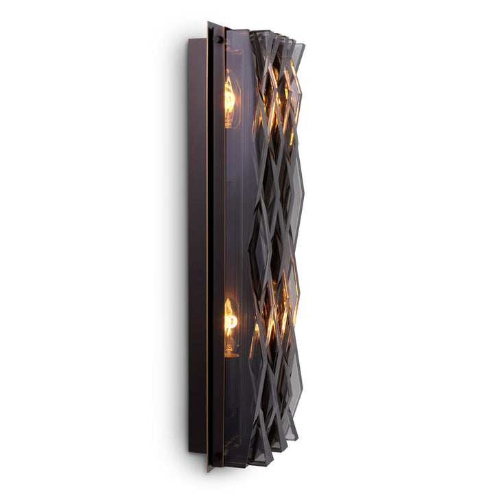 Wall Lamp Nuvola L Bronze Highlight Finish UL