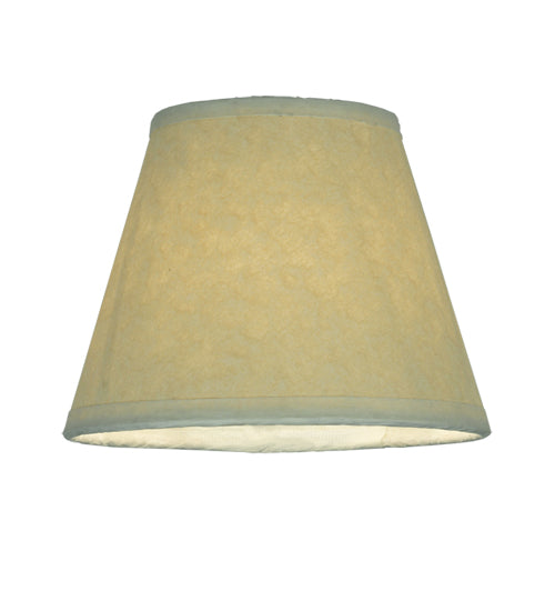 5"W X 4"H Aged Celadon Beige Parchment Shade