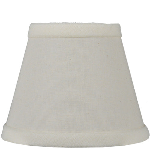 5.25"W X 4"H Natural Linen Fabric Shade