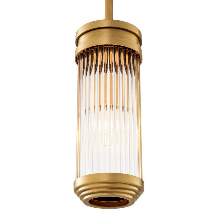 Pendant Rousseau S Antique Brass Finish UL