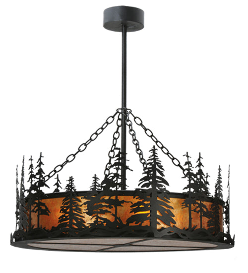 36"Wide Tall Pines Inverted Pendant