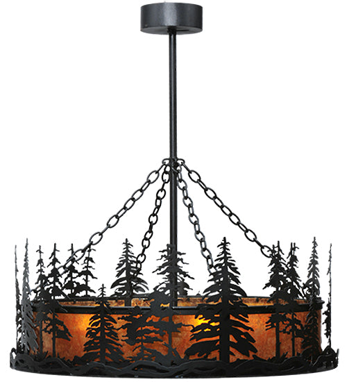 36"Wide Tall Pines Inverted Pendant