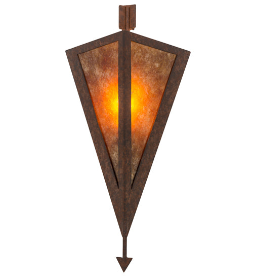 8"W Desert Arrow Wall Sconce