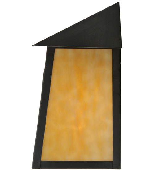 9"W Lake Clear Lodge Hiker Wall Sconce