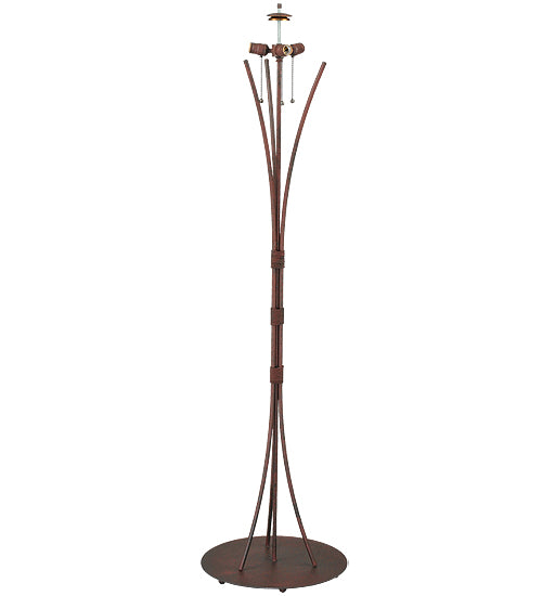 65"H Metro Fusion Branches Glass Floor Lamp