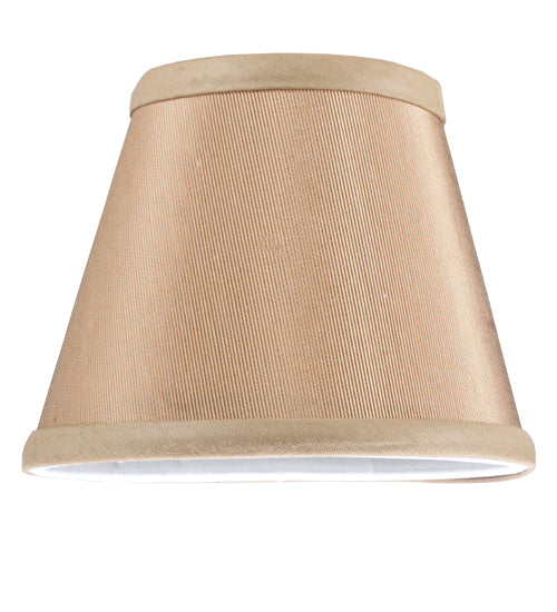 5"W X 4"H Faille Taupe Shade