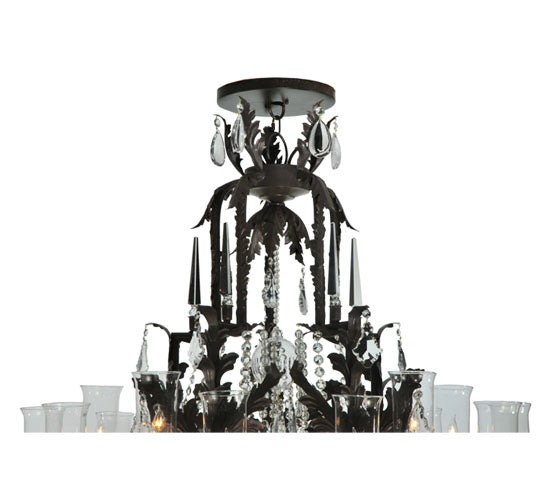 48"W French Baroque 16 Lt Chandelier