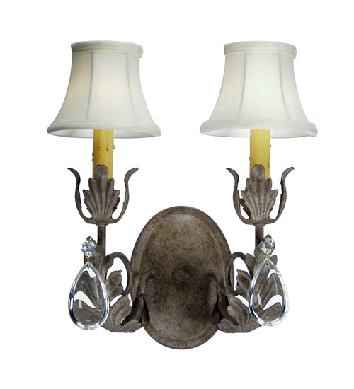 13" Wide Esther 2 Light Wall Sconce