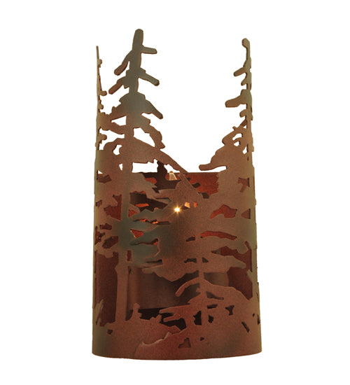 5.5" Wide Tall Pines Wall Sconce