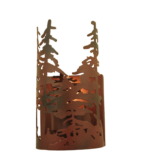 5.5" Wide Tall Pines Wall Sconce