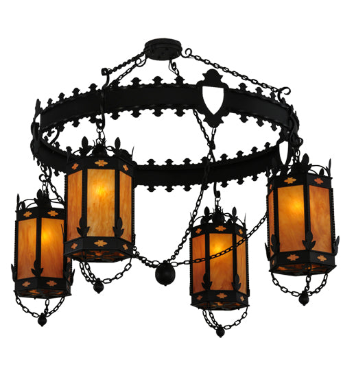 73"W Valhalla 4 Lt Chandelier