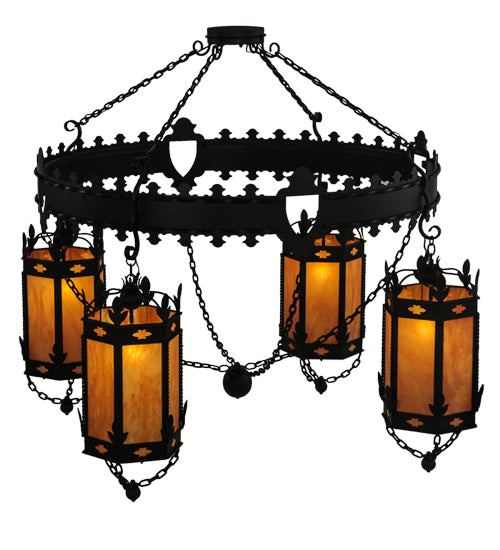 73"W Valhalla 4 Lt Chandelier