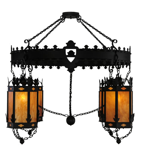 73"W Valhalla 4 Lt Chandelier