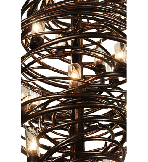 30"W Centric 18 Lt Chandelier