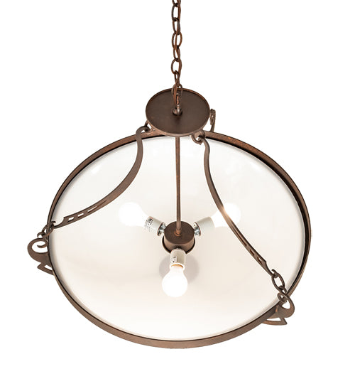 28" Wide Focus Inverted Pendant