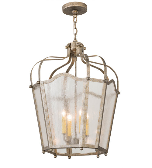 22"W Citadel 4 Light Pendant