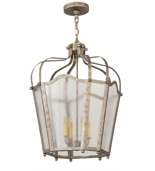 22"W Citadel 4 Light Pendant