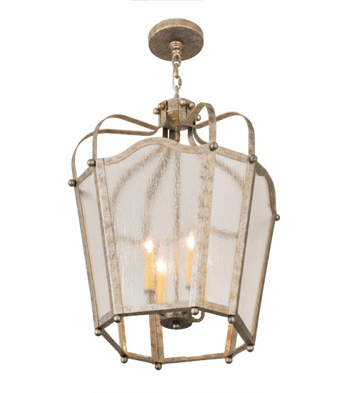 22"W Citadel 4 Light Pendant