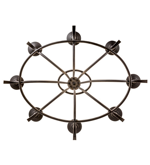 48"L Octavia 8 Lt Oblong Chandelier