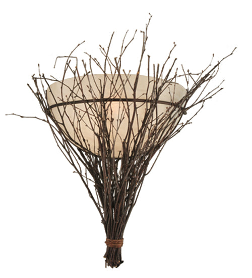 20" Wide Twigs Wall Sconce