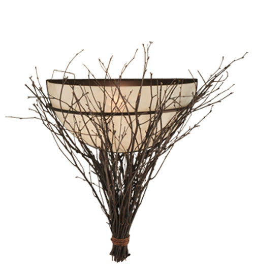 20" Wide Twigs Wall Sconce