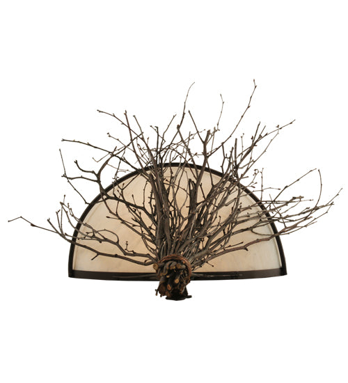 20" Wide Twigs Wall Sconce