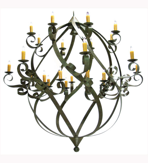 96" Wide Caliope 25 Light Chandelier