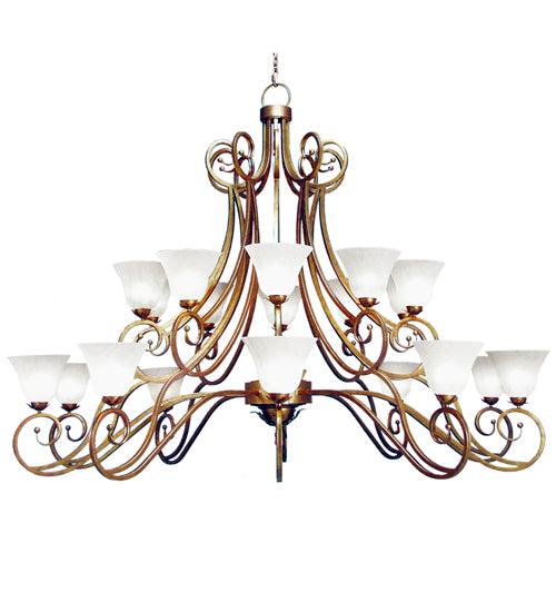 96" Wide Angelo 20 Light Two Tier Chandelier