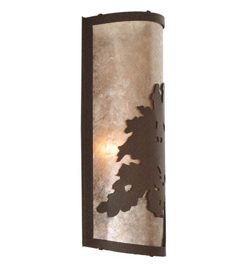 7.75"W Oak Tree Wall Sconce