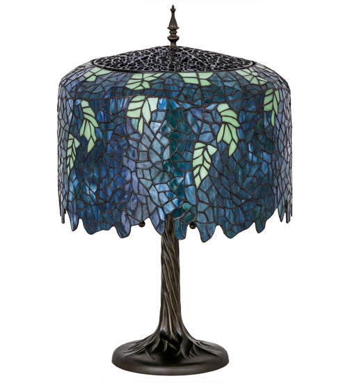 28" High Tiffany Wisteria Table Lamp