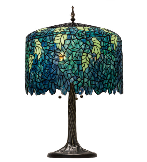 28" High Tiffany Wisteria Table Lamp