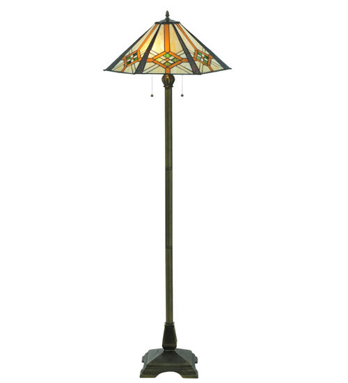 61"H Crosshairs Mission Floor Lamp