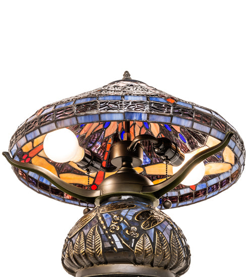 16" High Tiffany Dragonfly Table Lamp