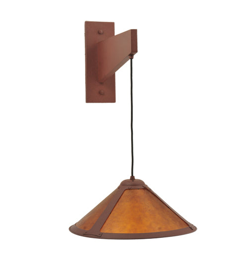 17"W Mission Cantilever Wall Sconce