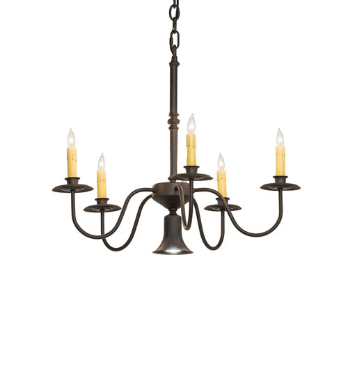 22" Wide Eden 6 Light Chandelier