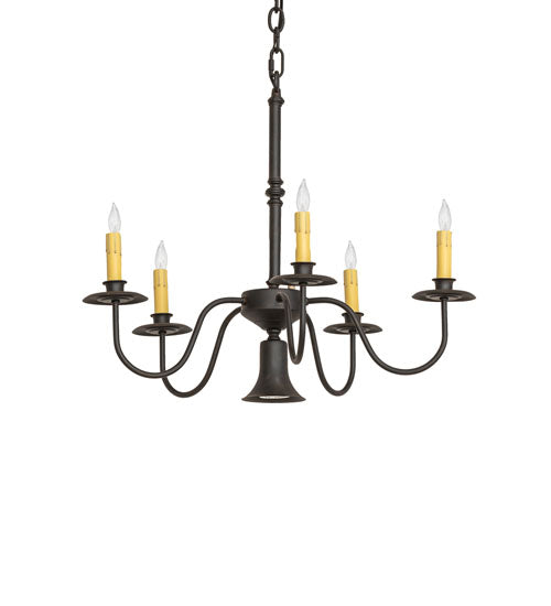 22" Wide Eden 6 Light Chandelier