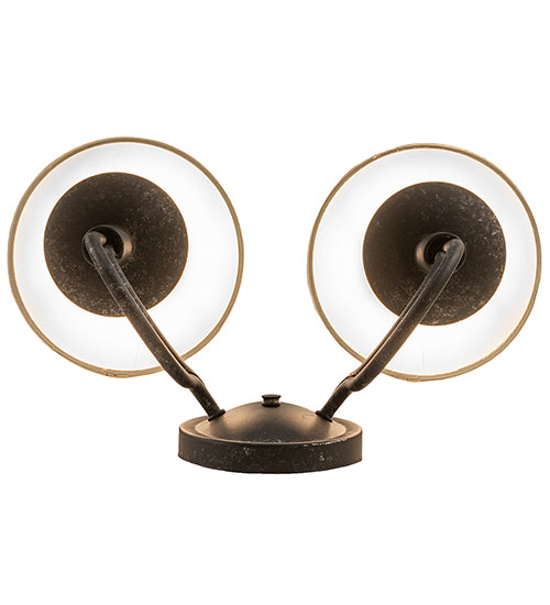 16" Wide Bell 2 Light Wall Sconce