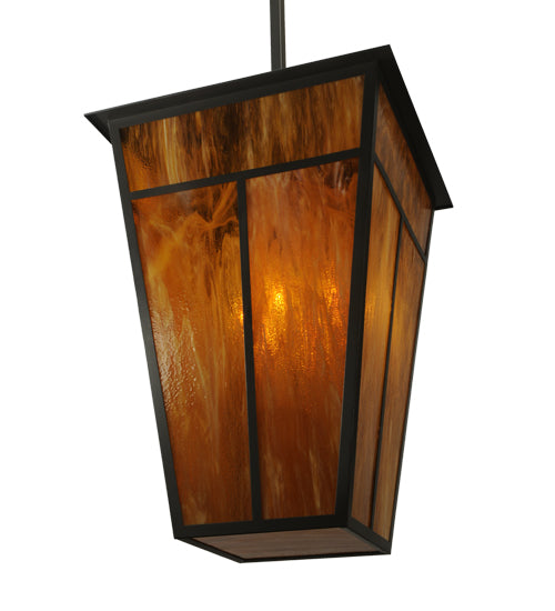 36"Sq "T" Mission Lantern Pendant