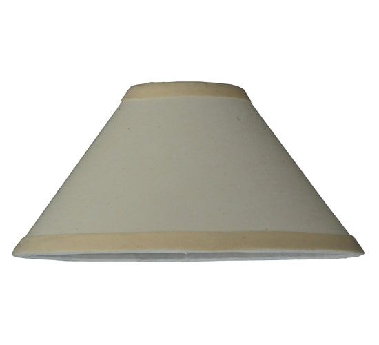 8"W X 4"H Natural Linen Tapered Shade