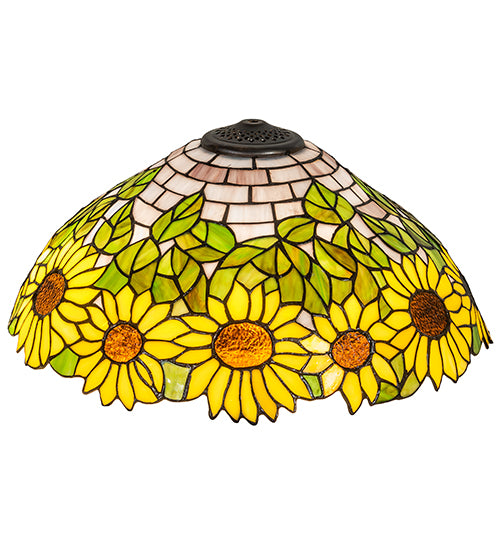 18" Wide Wild Sunflower Shade