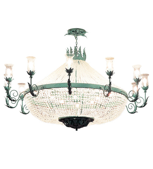 84" Wide Crista 30 Lt Chandelier