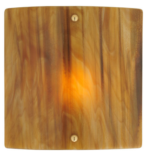 11"W Metro Fusion Marble Glass Panel Wall Sconce