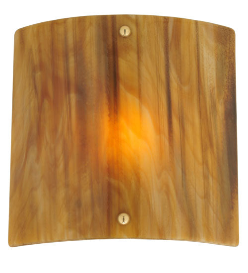 11"W Metro Fusion Marble Glass Panel Wall Sconce