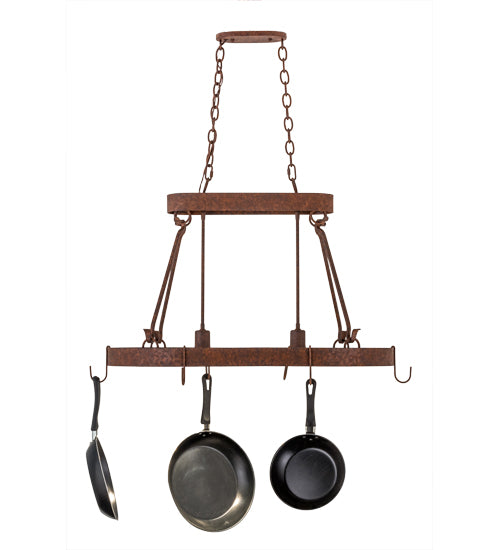 32" Long Harmony 2 Light Pot Rack