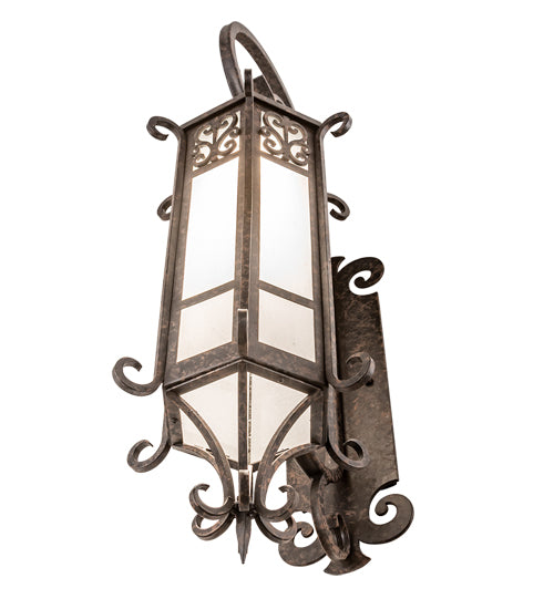 12" Wide Caprice Lantern Wall Sconce