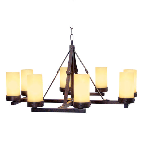 36" Wide Parker 8 Light Chandelier