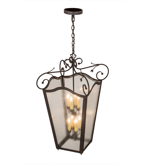 20"Sq Tessa 8 Light Pendant