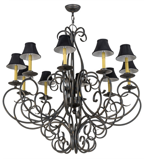 42"W Phillipe 10 Lt Chandelier