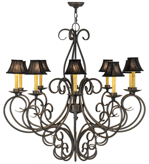 42"W Phillipe 10 Lt Chandelier